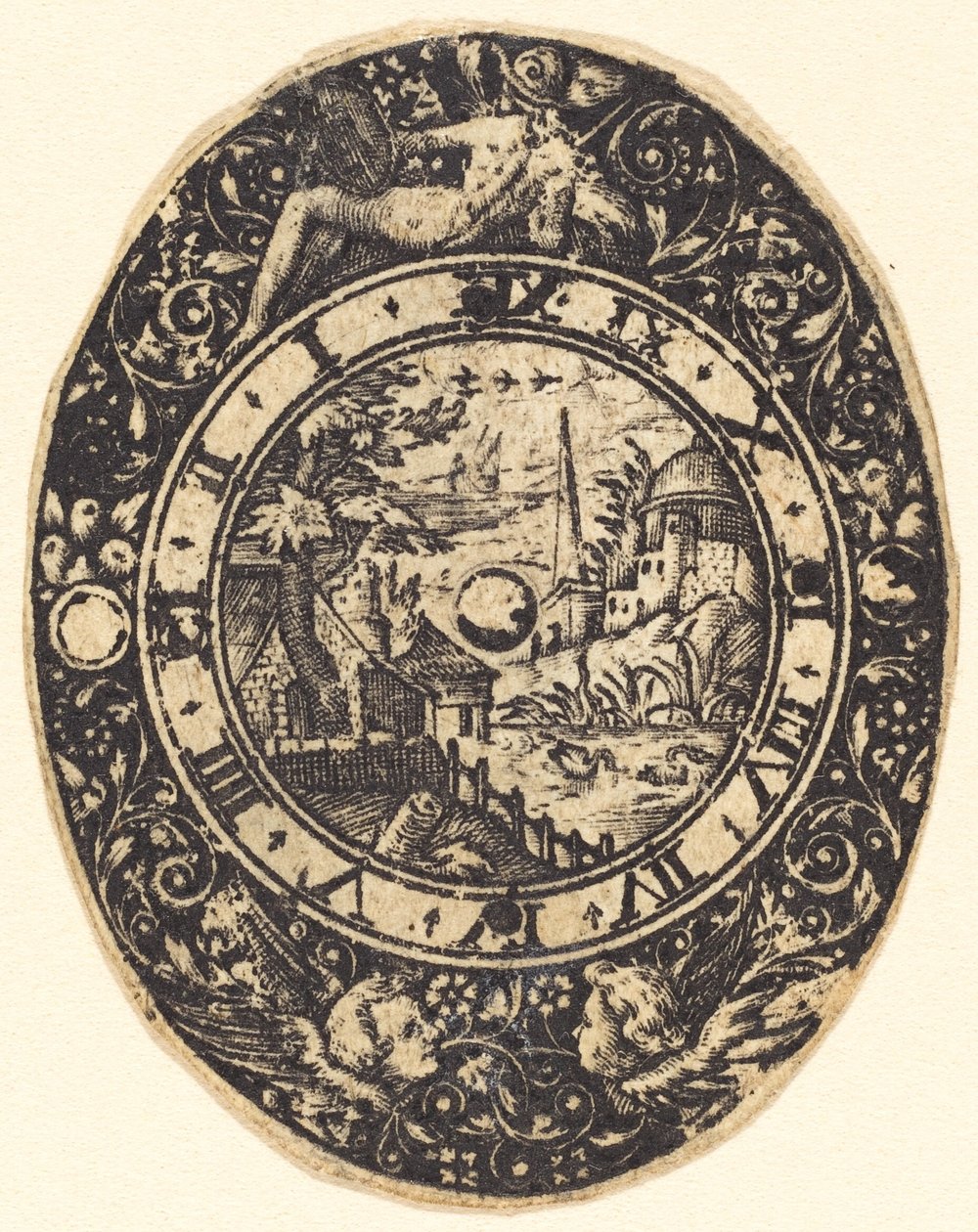 Paisaje con un obelisco de Antoine Jacquard