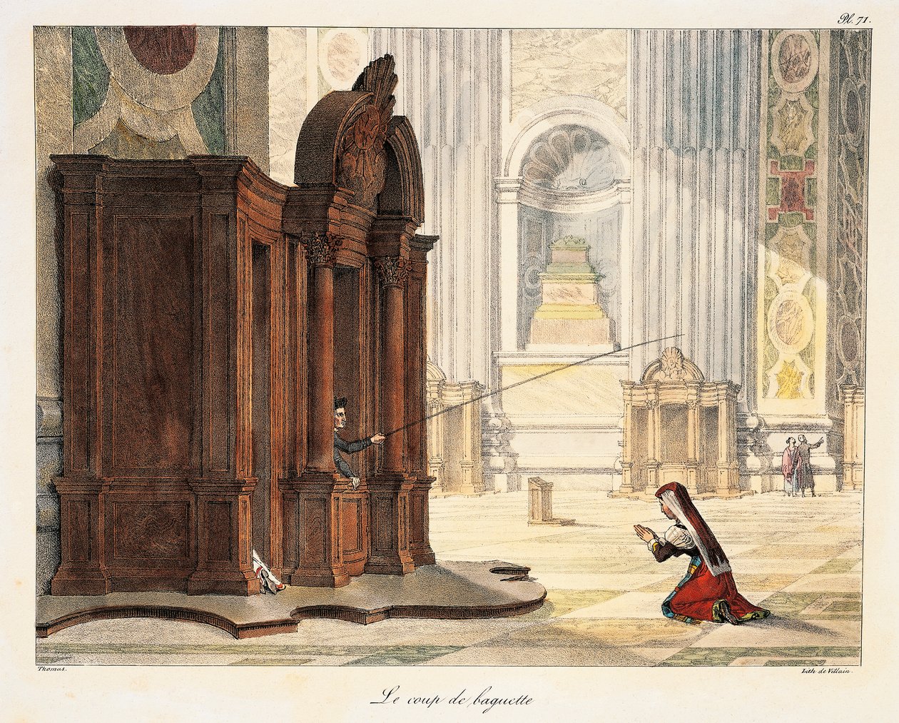 Varita en la Basílica de San Pedro de Antoine Jean Baptiste Thomas