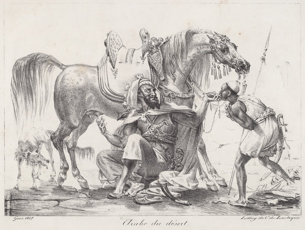 Árabe del desierto de Antoine Jean Gros