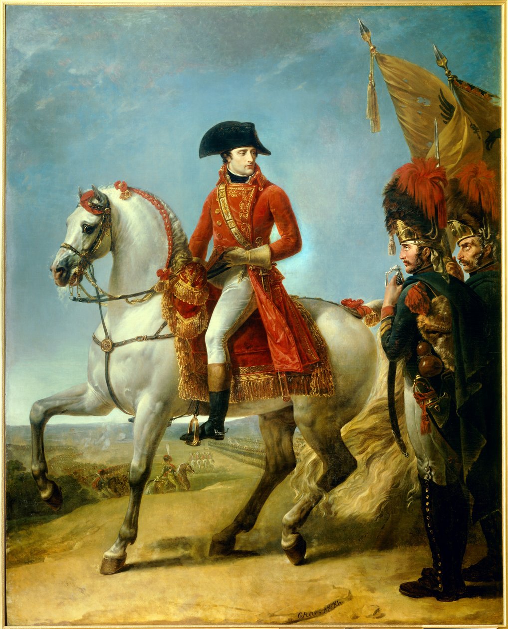 Retrato ecuestre de Napoleón Bonaparte de Antoine Jean Gros