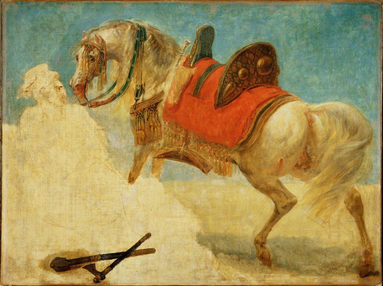 Estudio de los arreos de caballos árabes ... de Antoine Jean Gros
