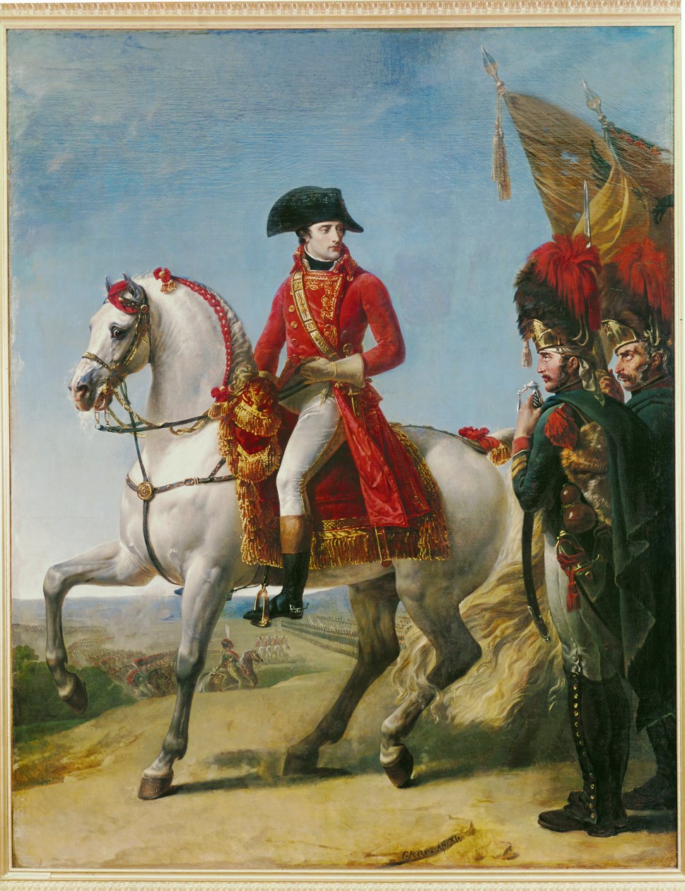 Napoleón Bonaparte, Primer Cónsul, tras la batalla de Marengo ... de Antoine Jean Gros