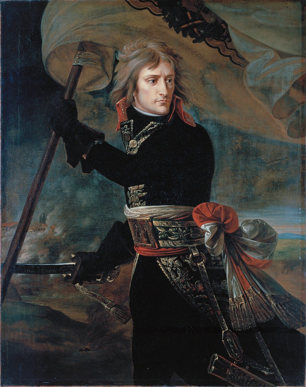 Napoleón Bonaparte en el puente de Arcole de Antoine Jean Gros