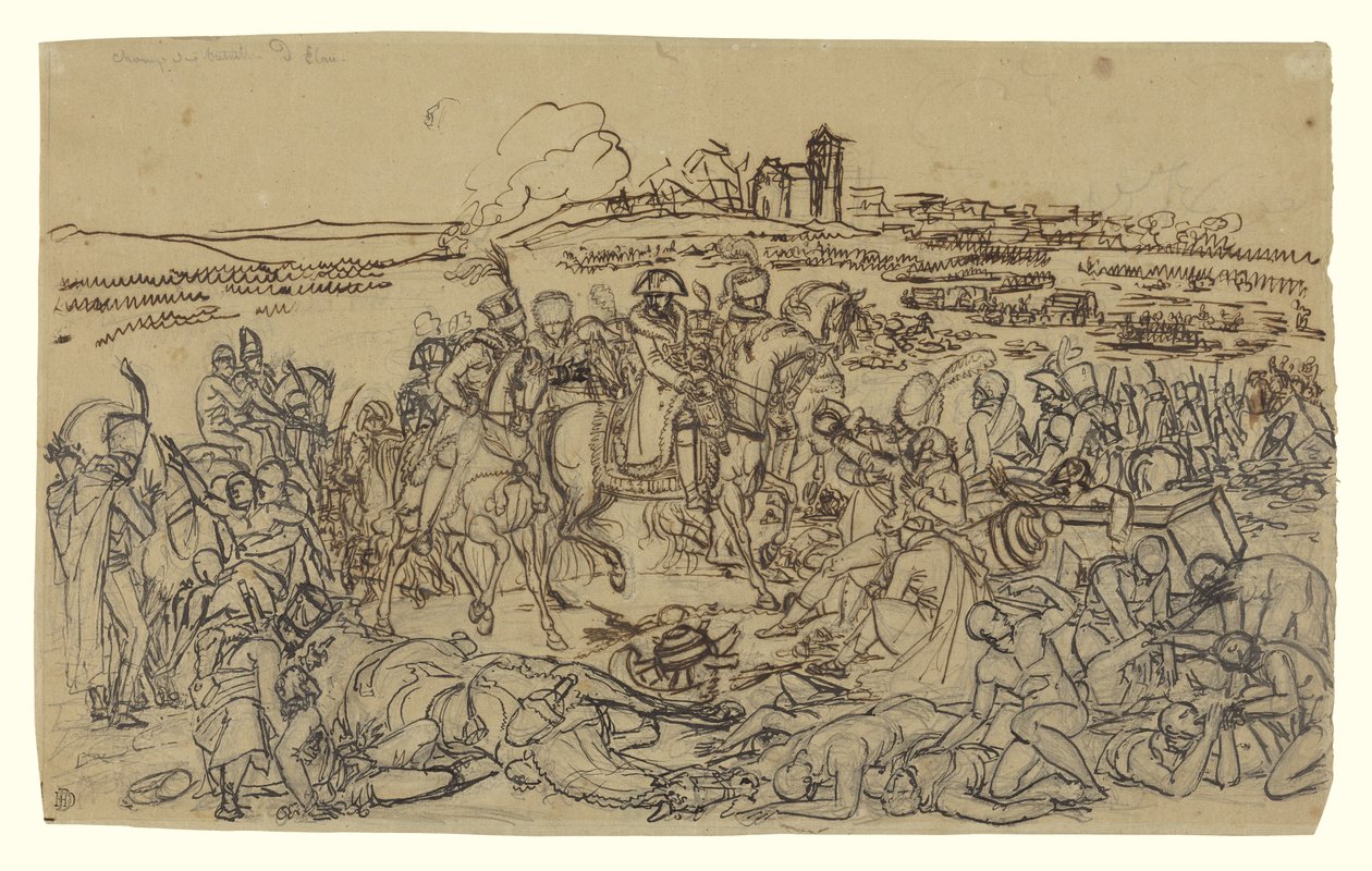 Napoleón en el campo de batalla de Eylau de Antoine Jean Gros