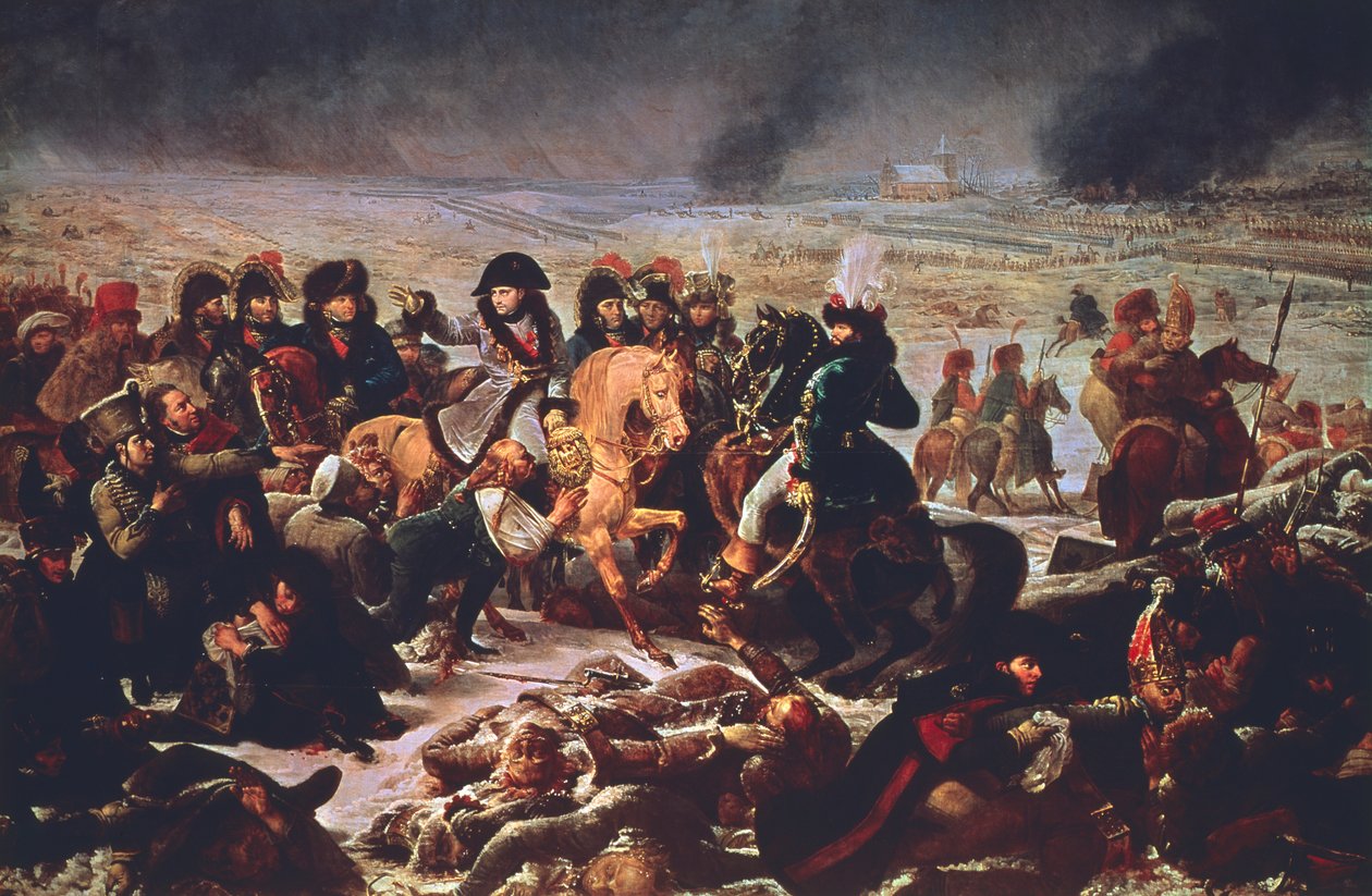 Napoleón en el campo de la batalla de Eylau, 9 de febrero de 1807, 1808 de Antoine Jean Gros