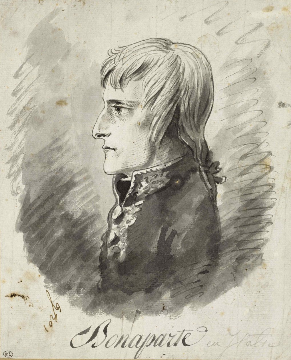 Napoleón Bonaparte, General en jefe del Ejército de Italia, ca. 1797 de Antoine Jean Gros