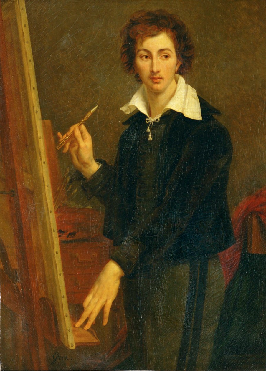 Retrato del conde Alcide e la Rivalliere, alumno de Gros ... de Antoine Jean Gros