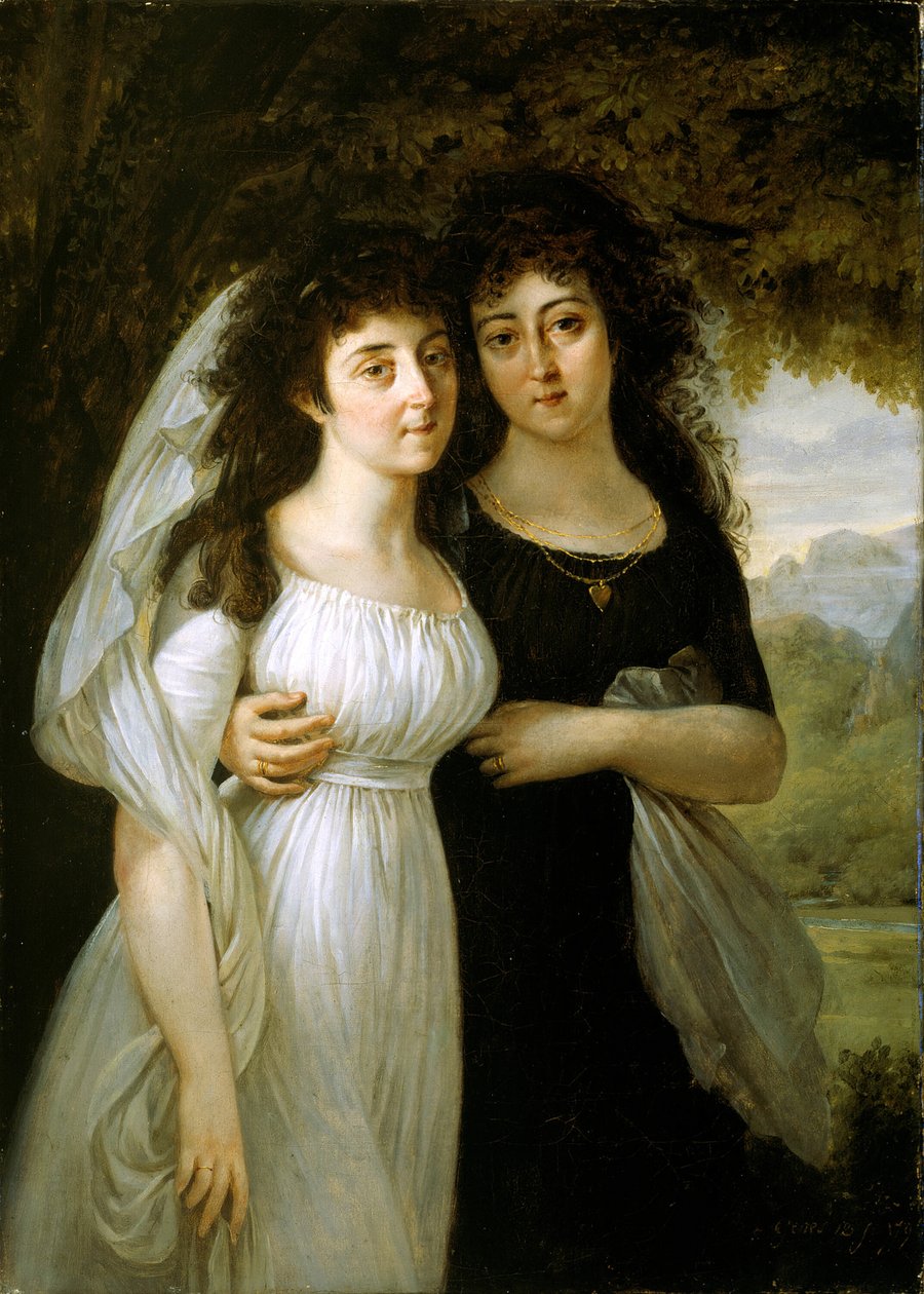 Retrato de las hermanas Maistre, 1796 de Antoine Jean Gros