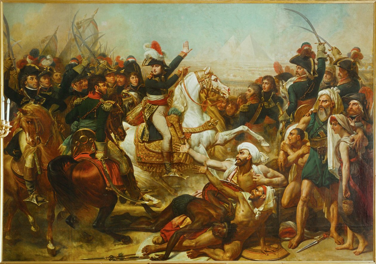 La batalla de las pirámides ... de Antoine Jean Gros