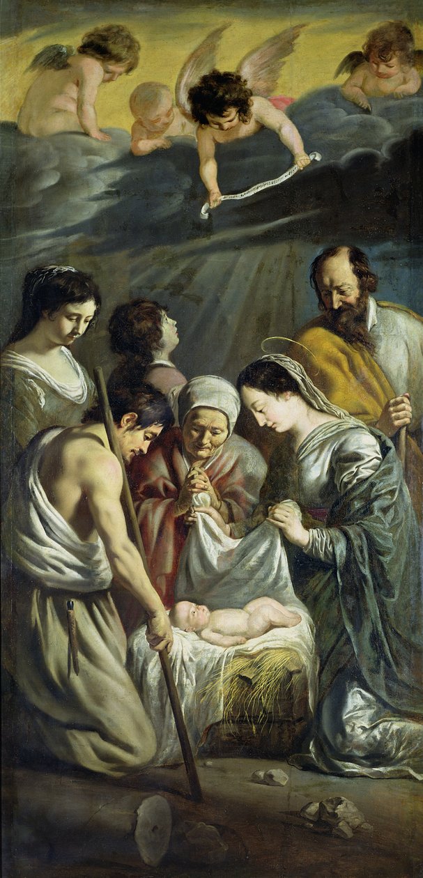 La adoración de los pastores, c.1630-32 de Antoine Le Nain