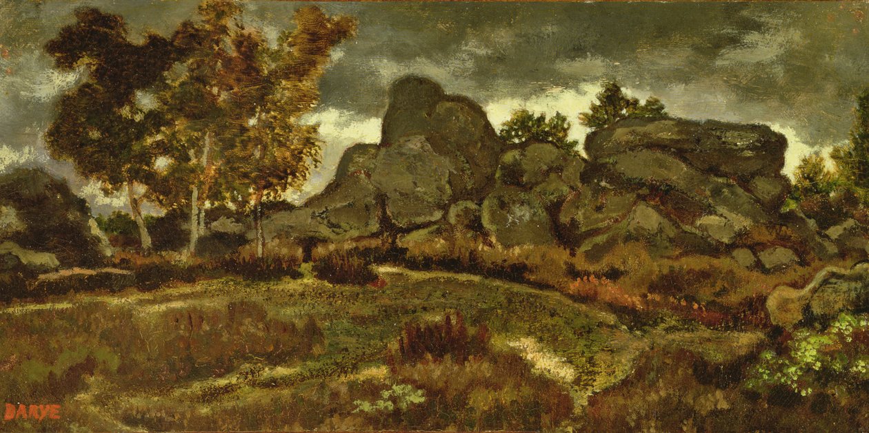 Bosque en Fontainebleau de Antoine Louis Barye
