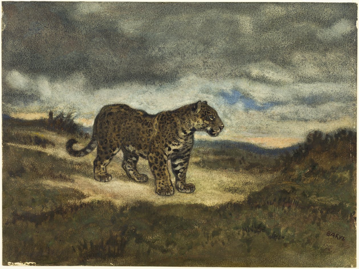 Jaguar de pie de Antoine Louis Barye
