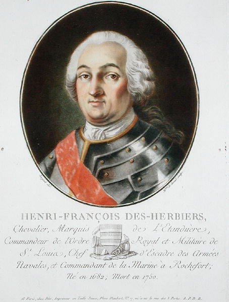 Henri-Francois des Herbiers (1682-1750) Marqués de l