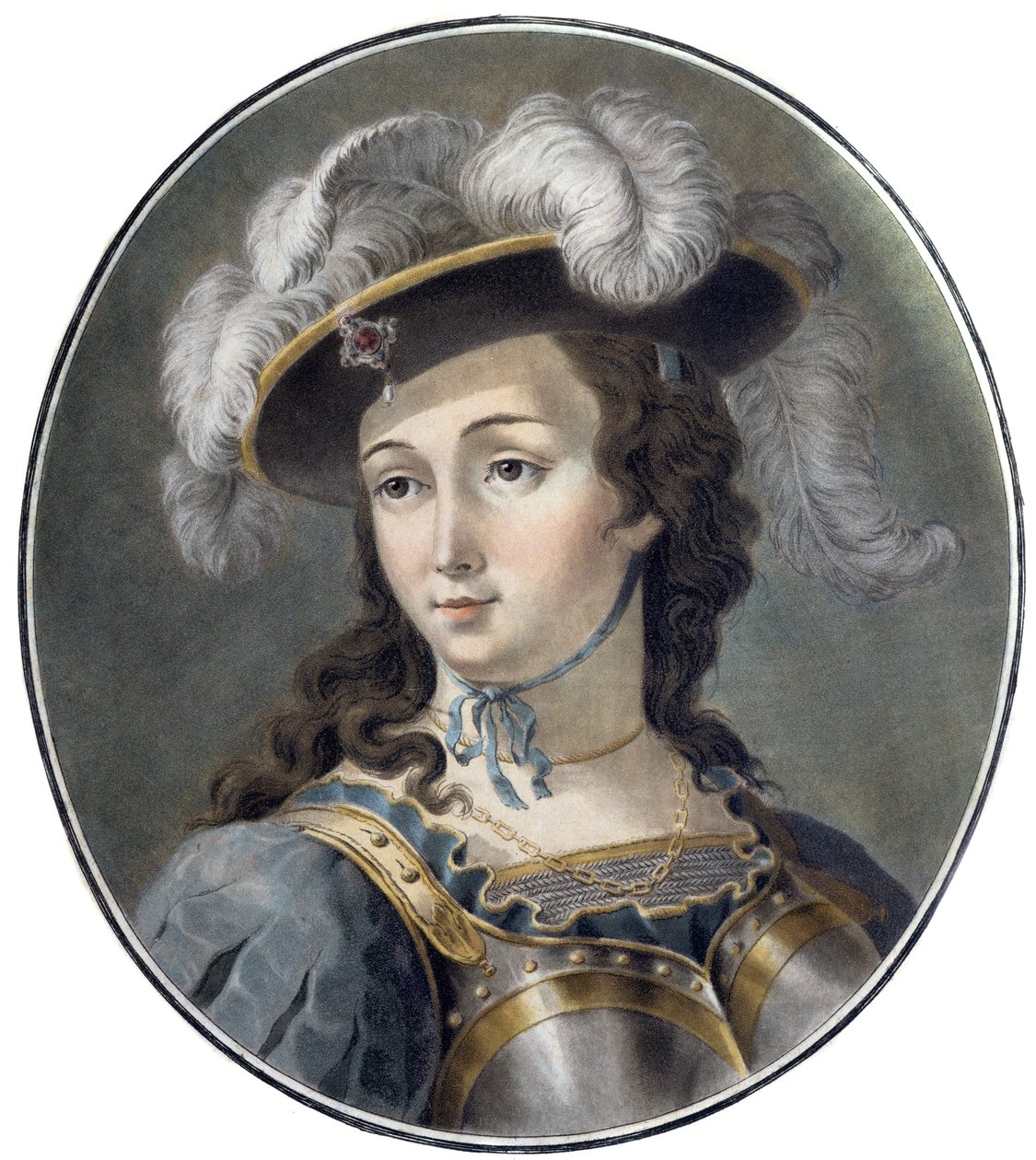 Retrato de Juana de Arco (1412-1431) - Juana de Arco por Antoine Louis François Sergeant Marceau 1751-1847 de Antoine Louis Francois Sergent Marceau