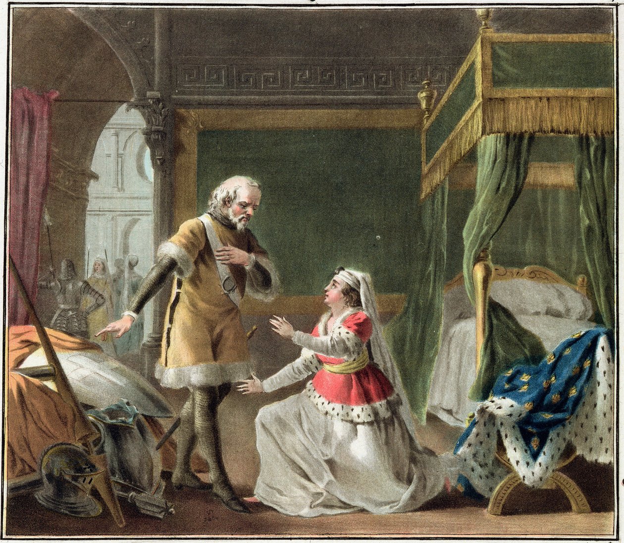La devoción heroica de Margarita de Provenza (1219-95) 1787 de Antoine Louis Francois Sergent Marceau