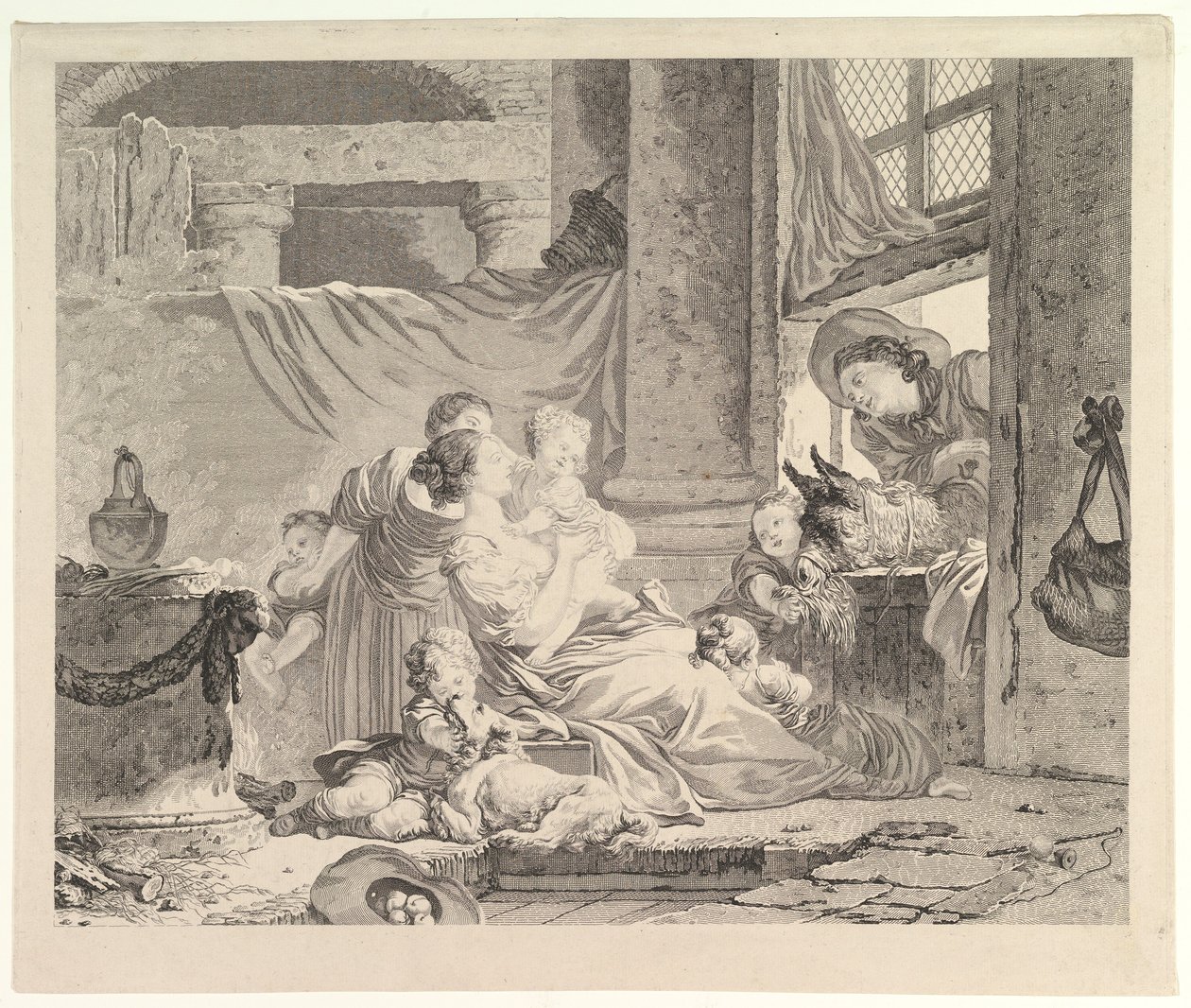 La Familia del Granjero de Antoine Louis Romanet