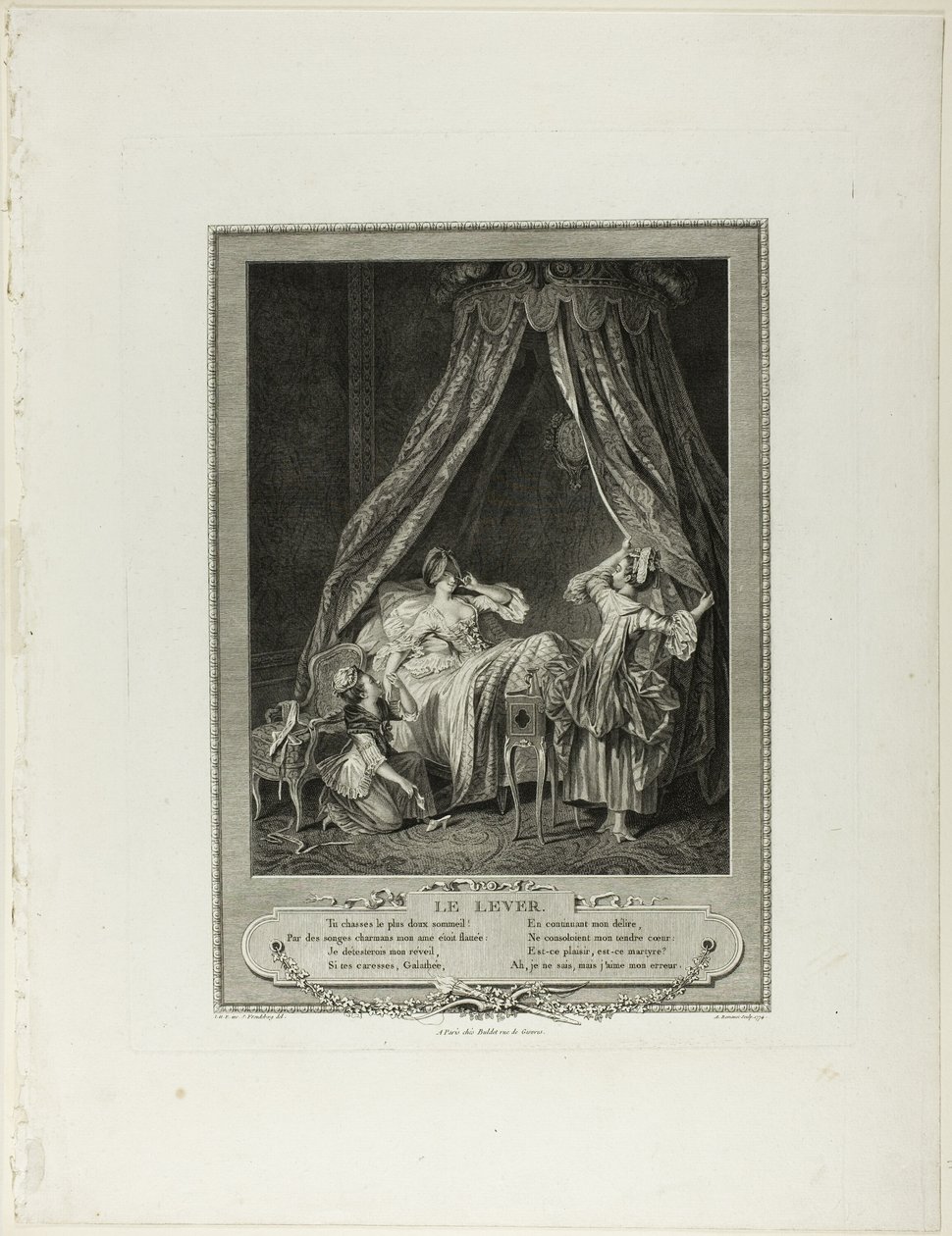 Rising, de Monument du Costume Physique et Moral de la fin du Dix-huitième siècle de Antoine Louis Romanet