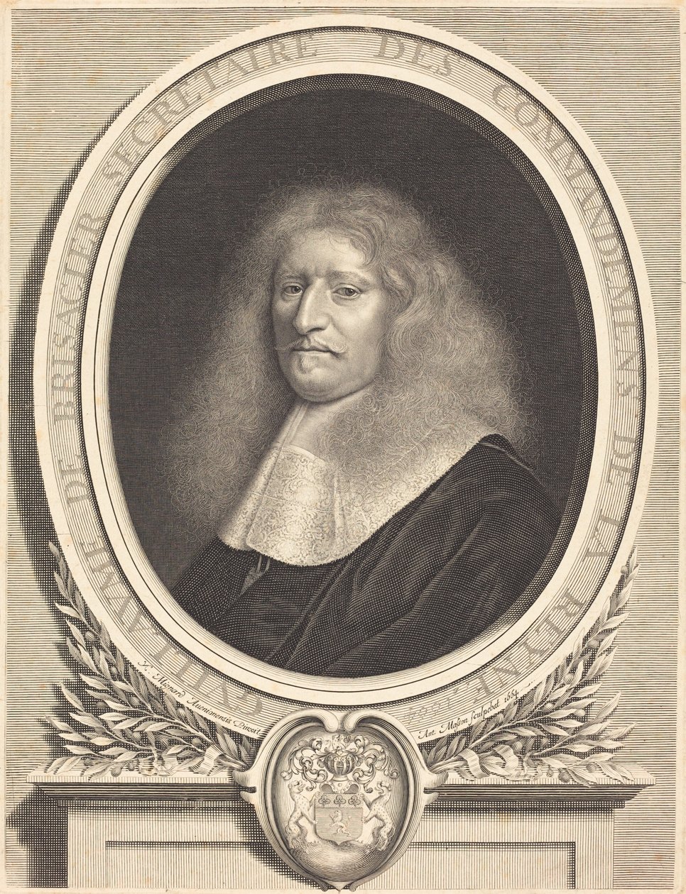 Guillaume de Brisacier de Antoine Masson after Nicolas Mignard