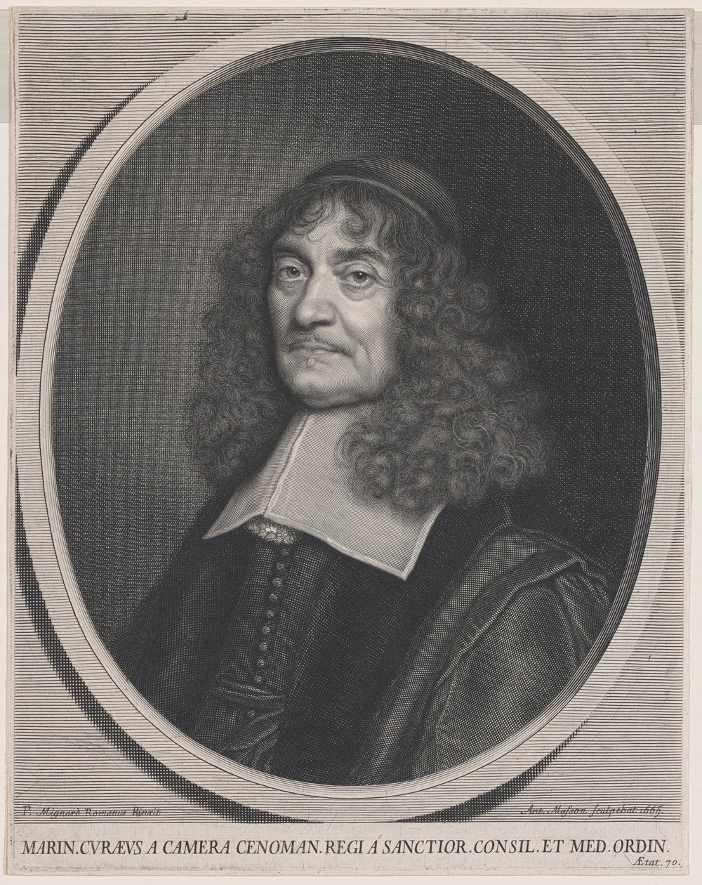 Marin Cureau de la Chambre de Antoine Masson after Pierre Mignard I