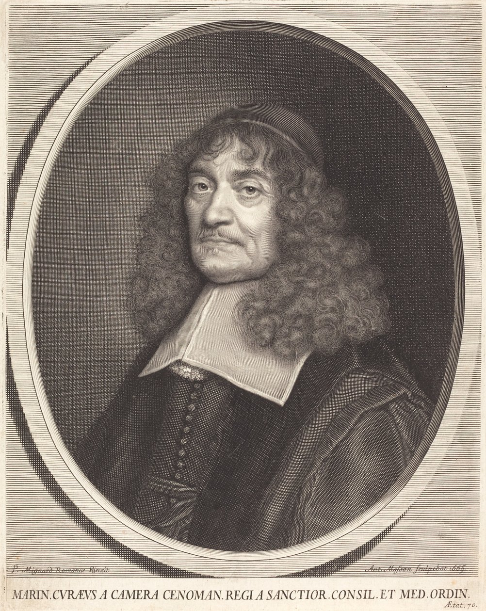 Marin Cureau de la Chambre de Antoine Masson after Pierre Mignard I