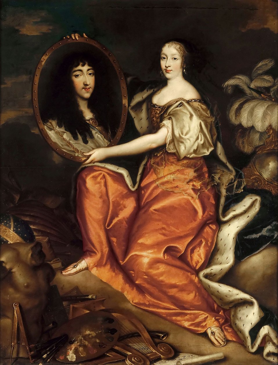 Henriette-Anne de Inglaterra, duquesa de Orleans, conocida como Madame (1644-1670) de Antoine Mathieu