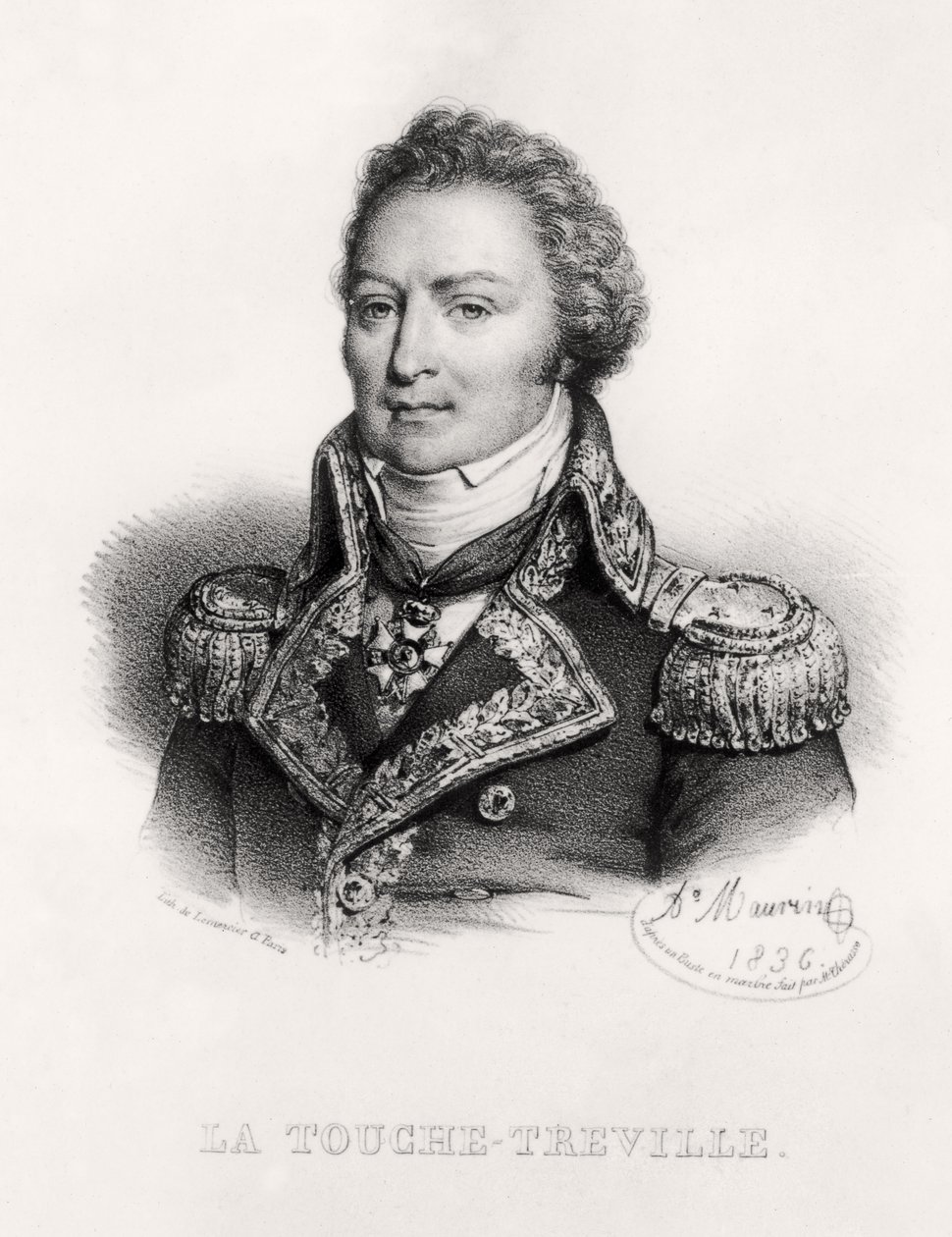 Retrato de Louis-René Madelaine Le Vassor, conde de La Touche-Tréville de Antoine Maurin