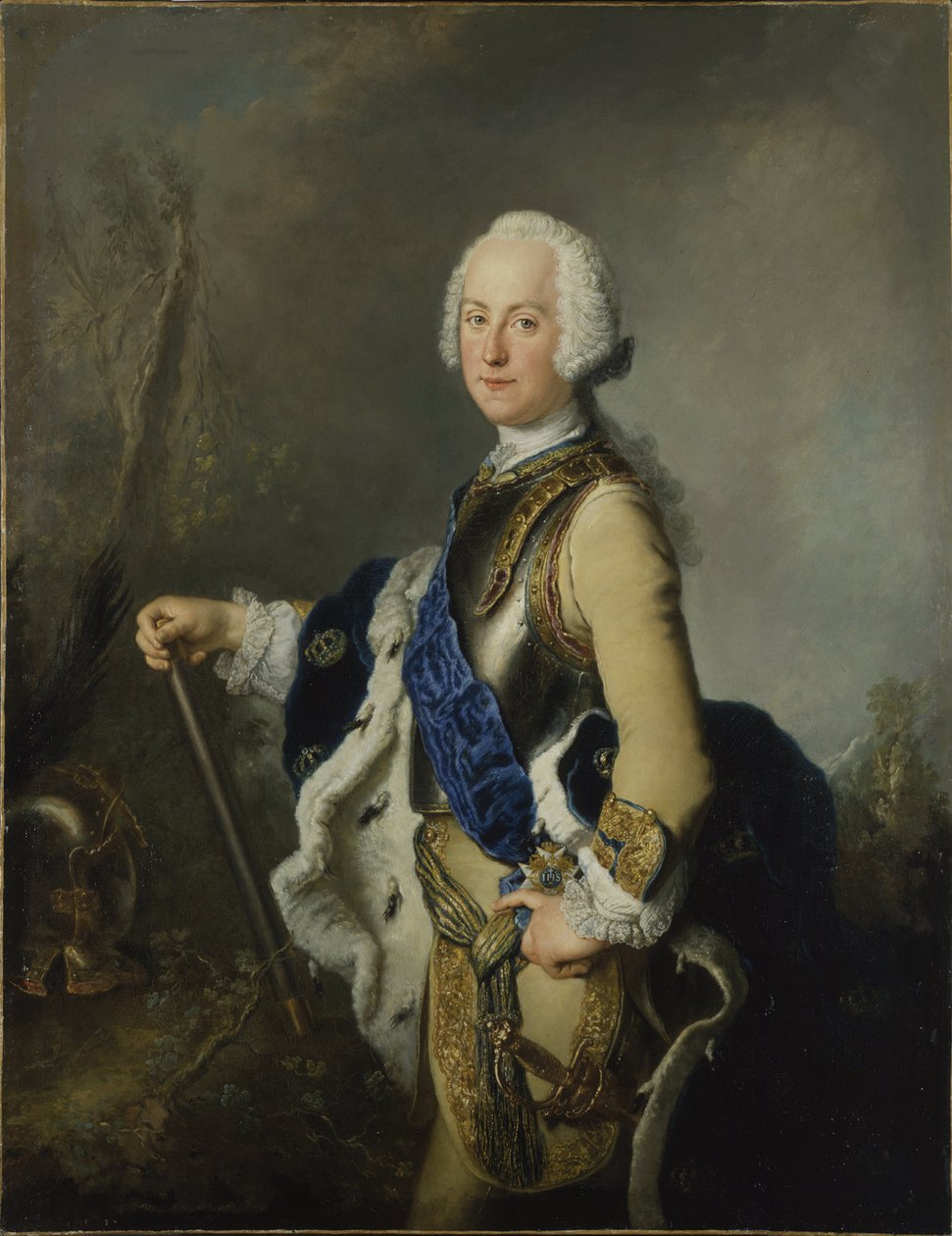 Adolfo Federico de Suecia - Retrato de Adolfo Federico de Antoine Pesne