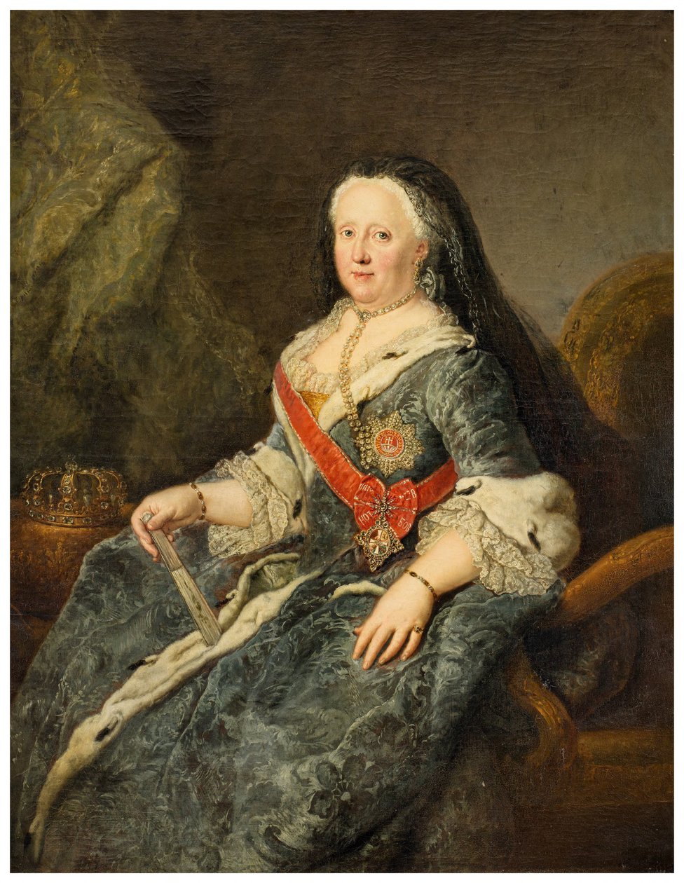 Johanna Elizabeth, princesa de Anhalt-Zerbst de Antoine Pesne