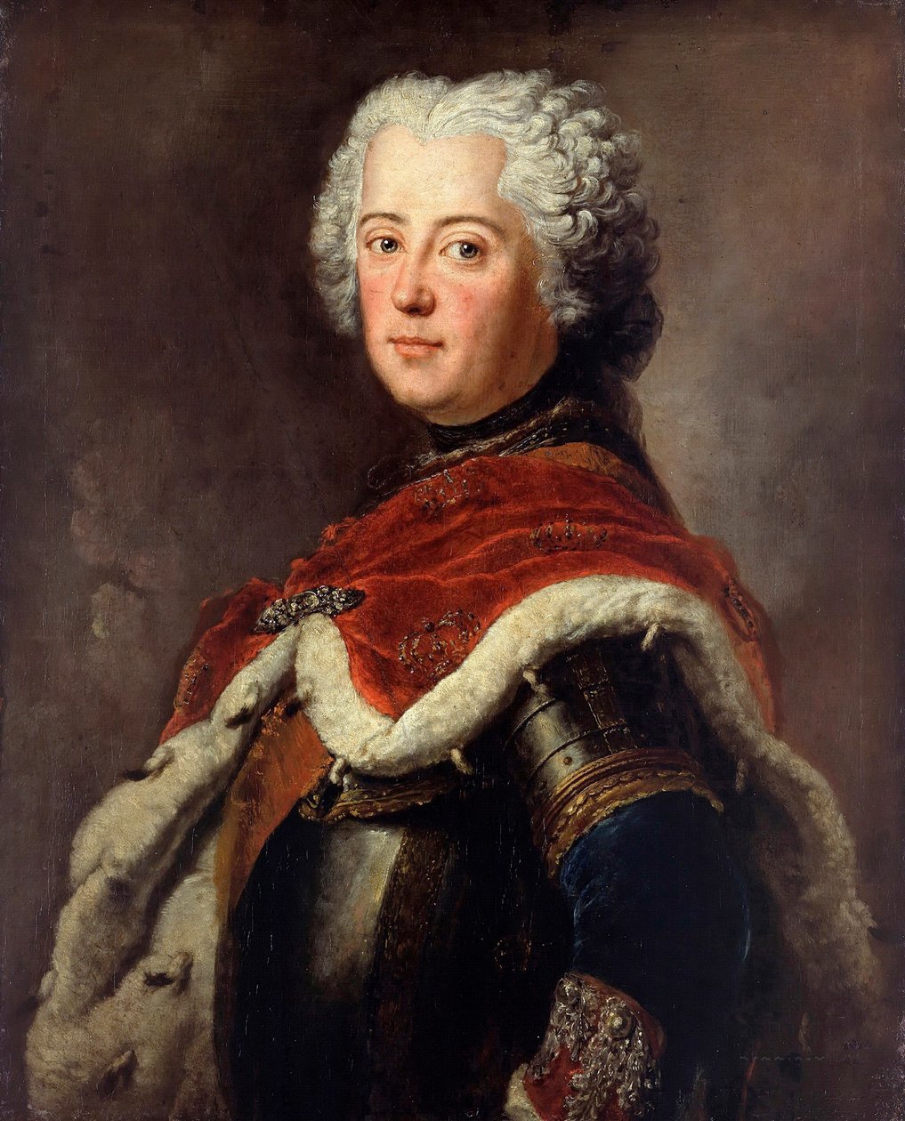 Retrato de Federico II de Prusia de Antoine Pesne