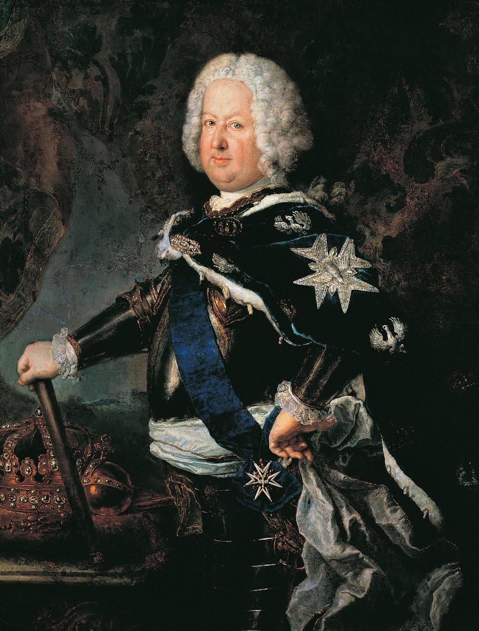 Retrato de Stanislaw I Leszczynski de Antoine Pesne