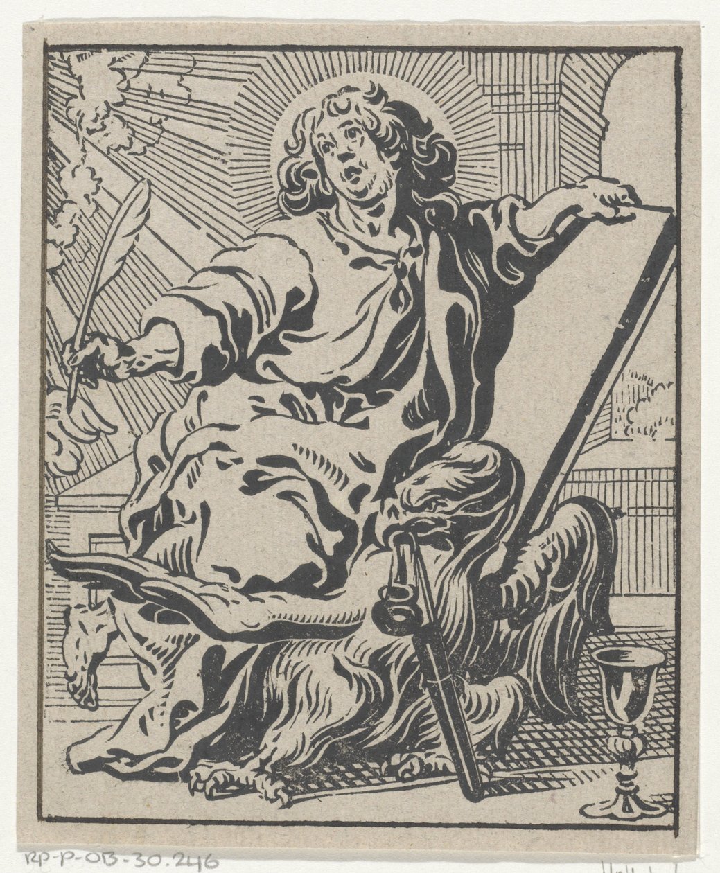 Juan el evangelista Los cuatro evangelistas (título de la serie) de Antoine Sallaert