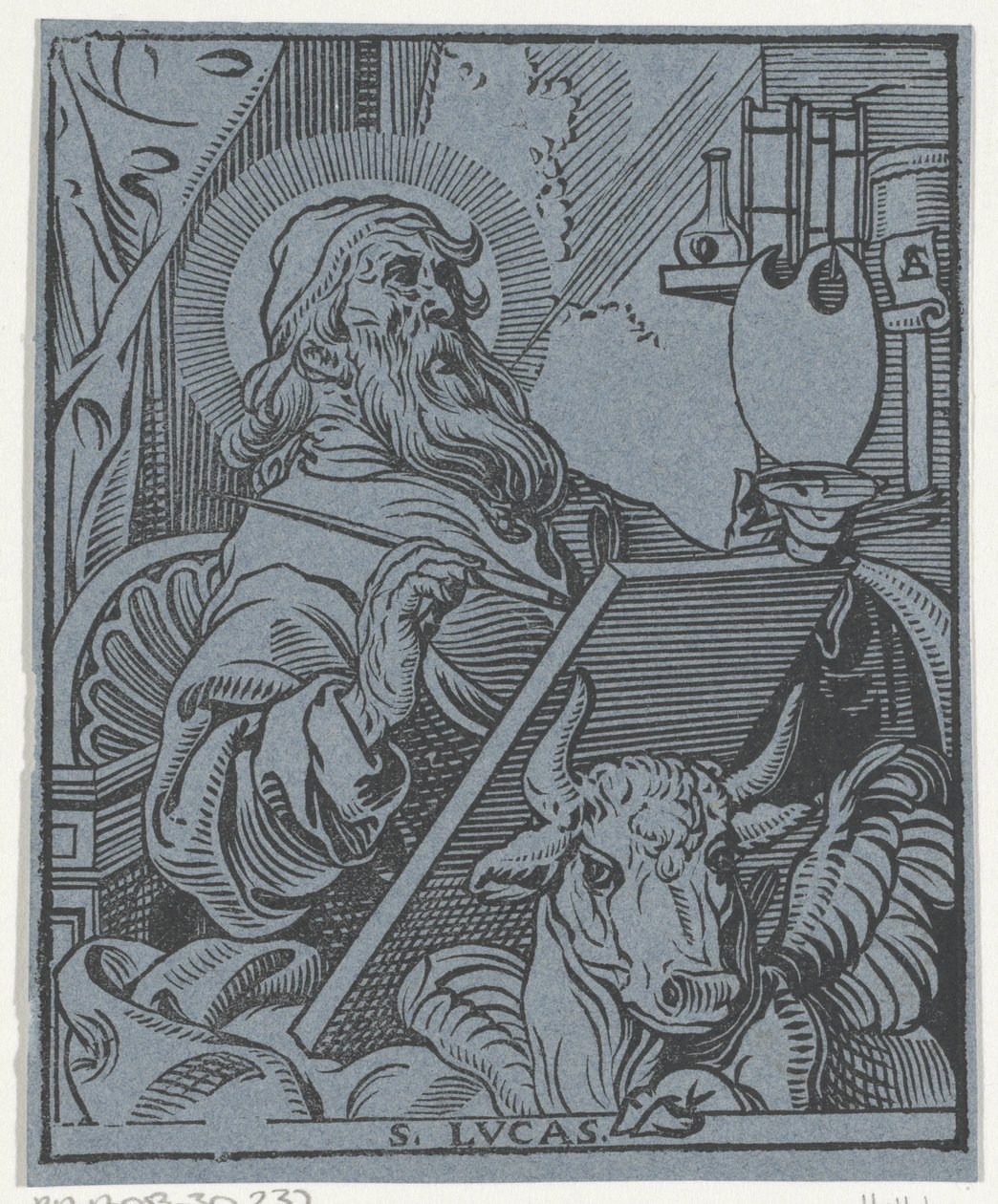 Lucas el evangelista Los cuatro evangelistas (título de la serie) de Antoine Sallaert