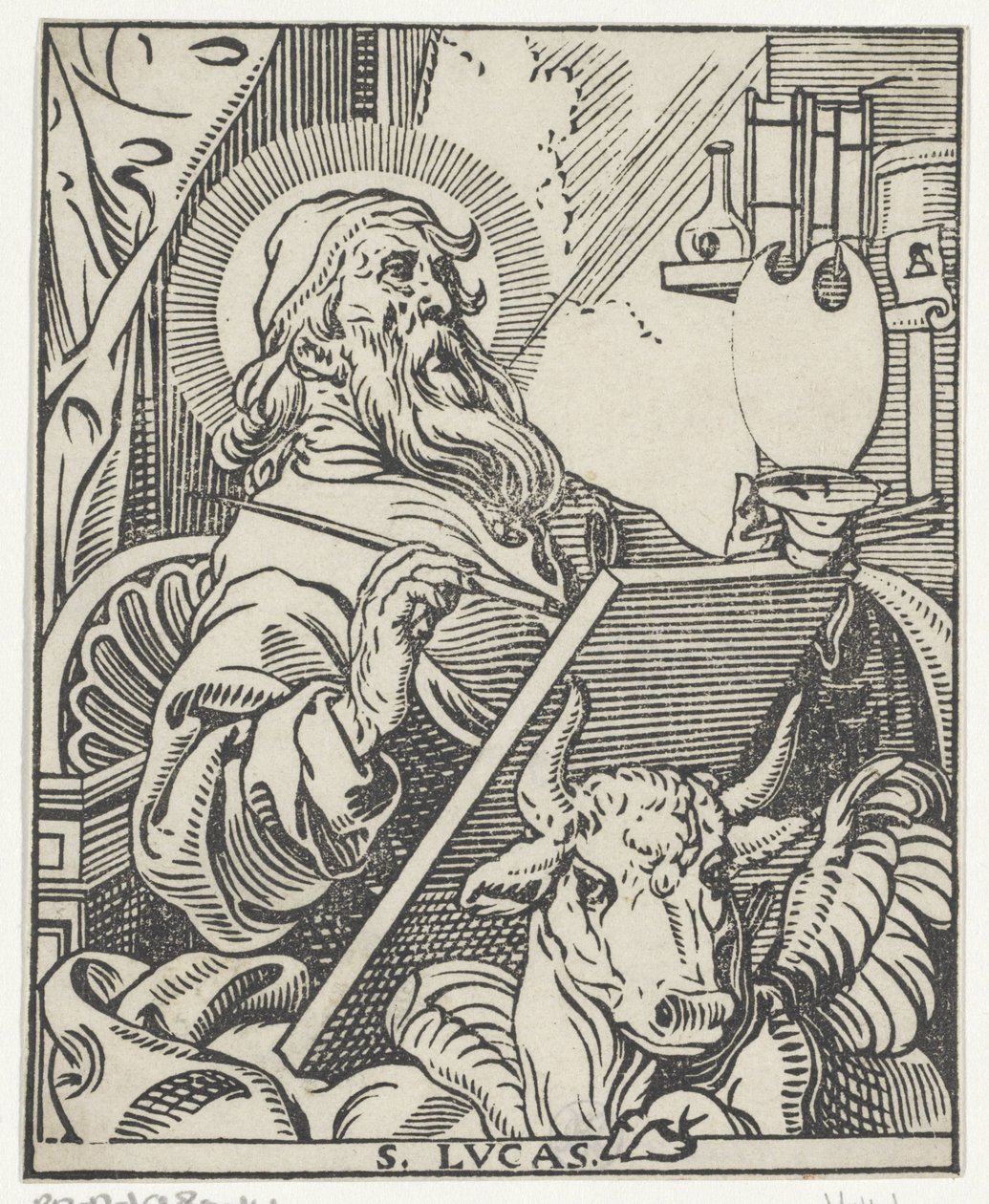 Lucas el evangelista Los cuatro evangelistas (título de la serie) de Antoine Sallaert