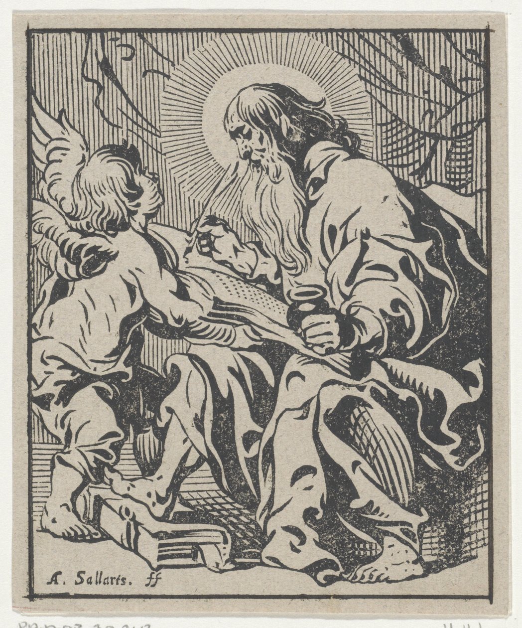 Mateo el evangelista Los cuatro evangelistas (título de la serie) de Antoine Sallaert