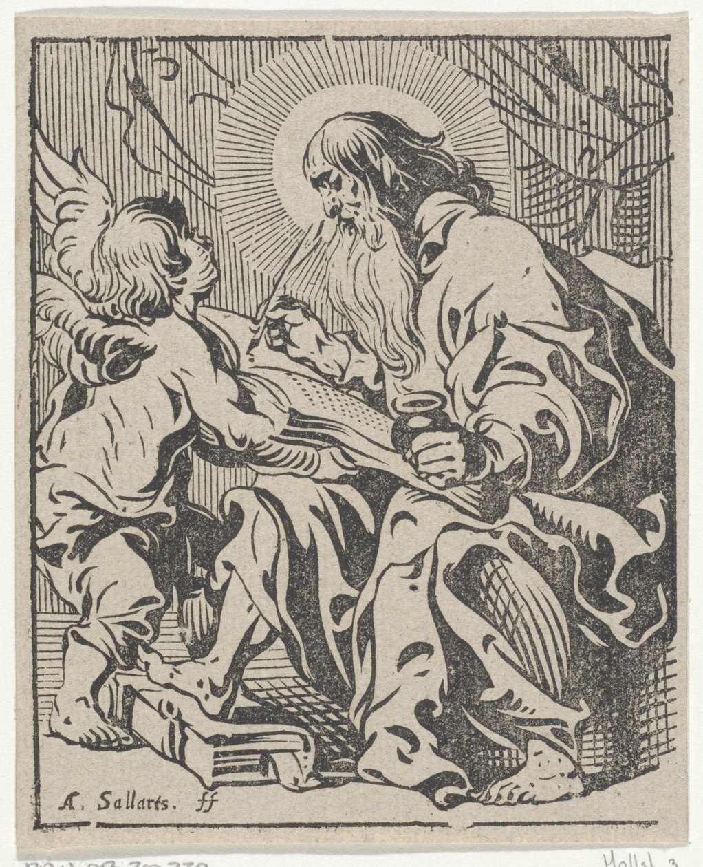 Mateo el evangelista Los cuatro evangelistas (título de la serie) de Antoine Sallaert