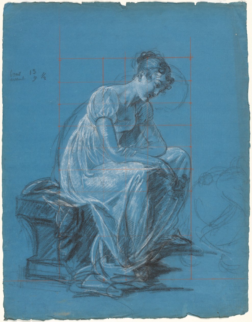 Mujer Sentada (recto) de Antoine Toussaint de Chazal