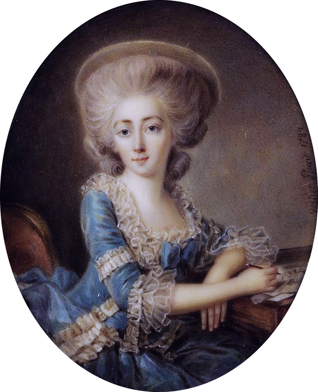 Madame de Montesson (1738-1806), de Antoine Vestier (1740-1824) de Antoine Vestier