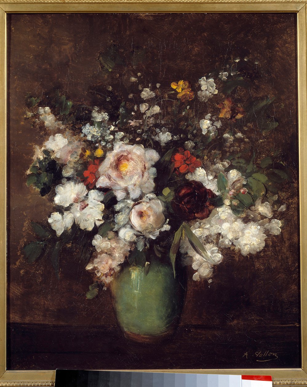 Jarrón de flores de Antoine Vollon
