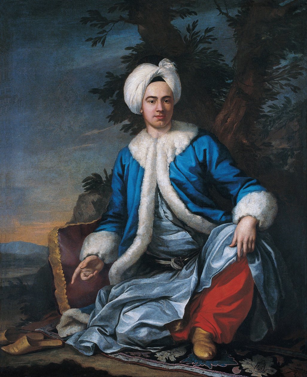 Un europeo vestido de turco de Antoine de Favray