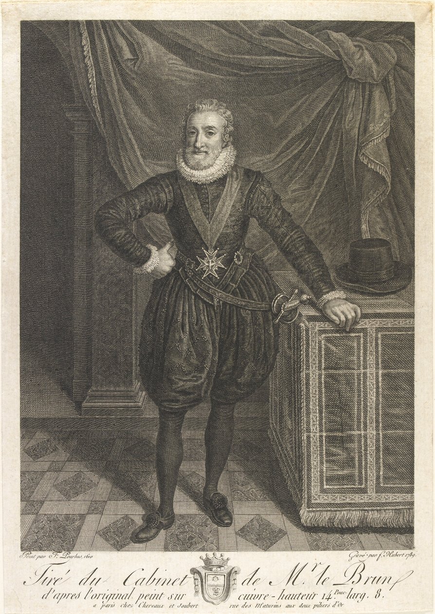 Retrato de Enrique IV, c1760s de Antoine de Marcenay Ghuy