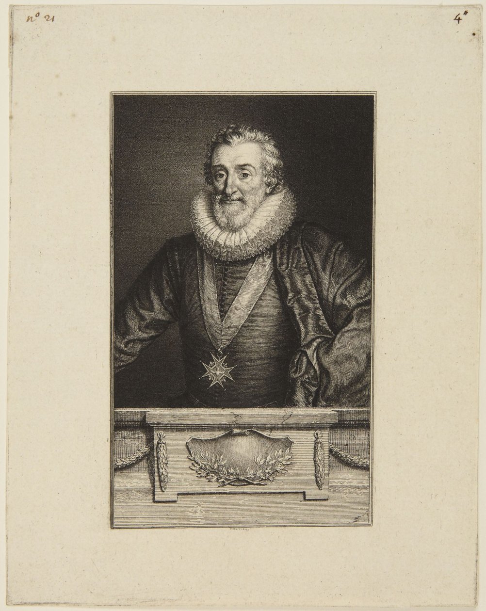 «Henri le Grand» según J(?)annet de Antoine de Marcenay de Ghuy