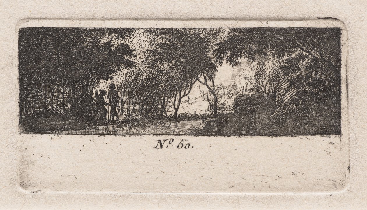 Vista de un bosque de Antoine de Marcenay de Ghuy