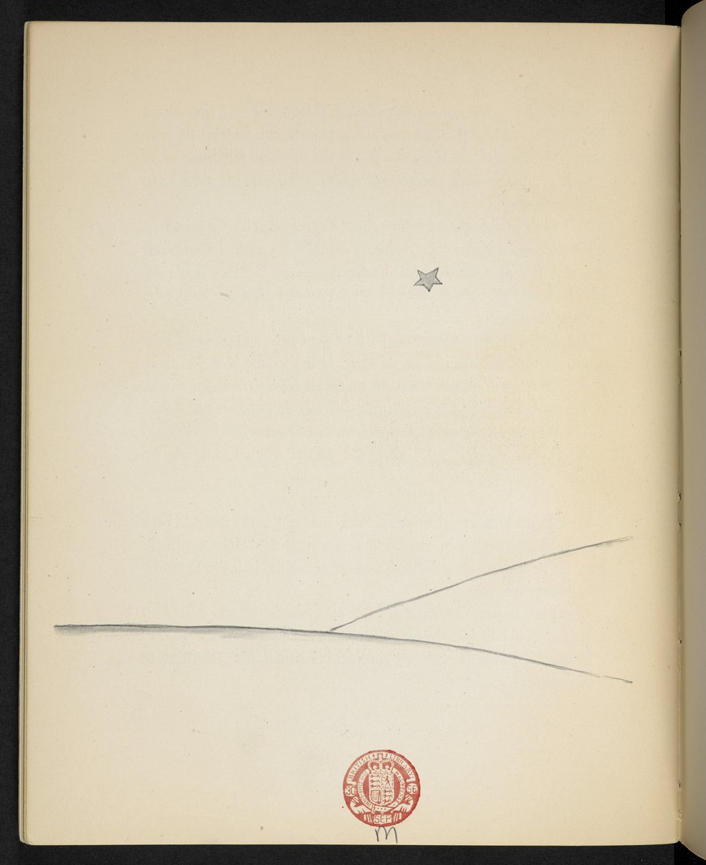 Estrella, ilustración de "Le Petit Prince", de Antoine de Saint-Exupéry de Antoine de Saint Exupery