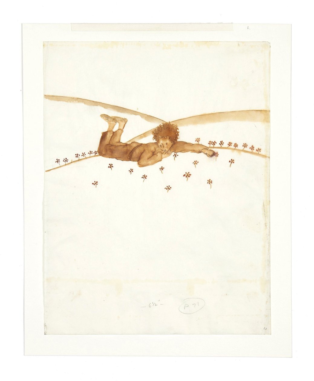 Ilustración para la novela El Principito Le Petit Prince, 1942 de Antoine de Saint Exupéry