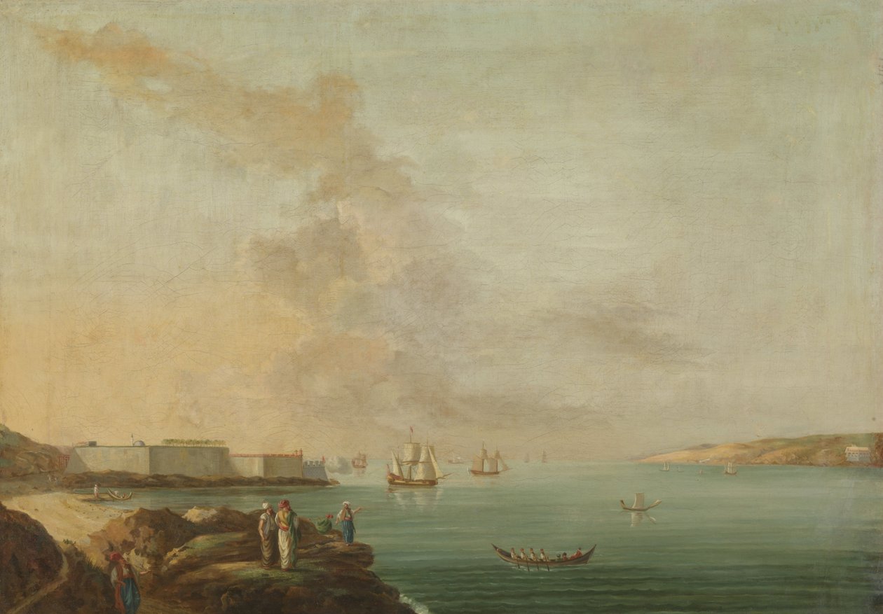 Vista de los Dardanelos de Antoine van der Steen