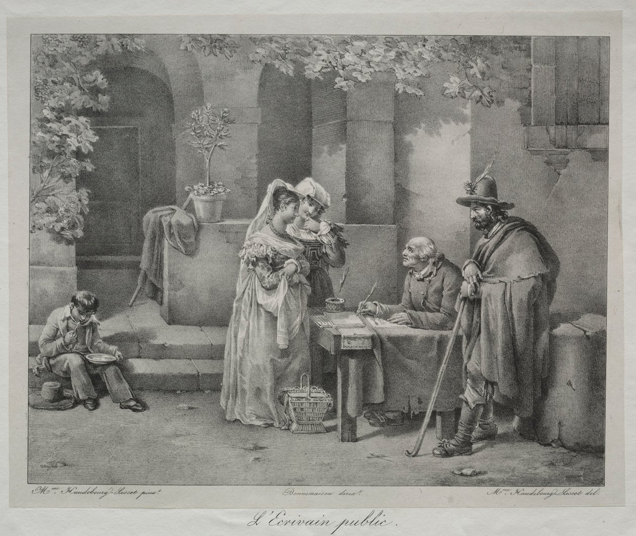 El escritor público de Antoinette Cecile Hortense Lescot Haudebourt