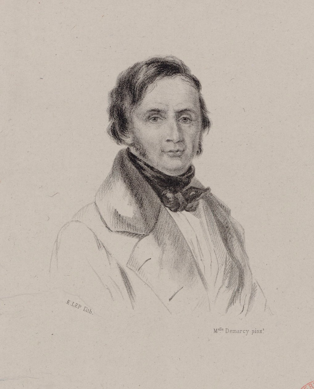Retrato del pianista y compositor Joseph Bernard Woets 1783-1878, c. 1830 de Antoinette Louise Demarcy