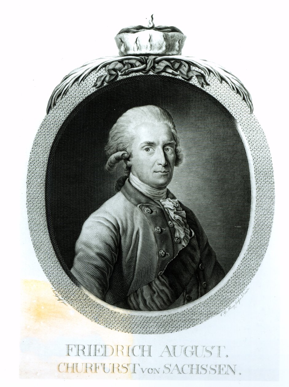 Retrato de Federico Augusto I (1750-1827), Rey de Sajonia de Anton Graff
