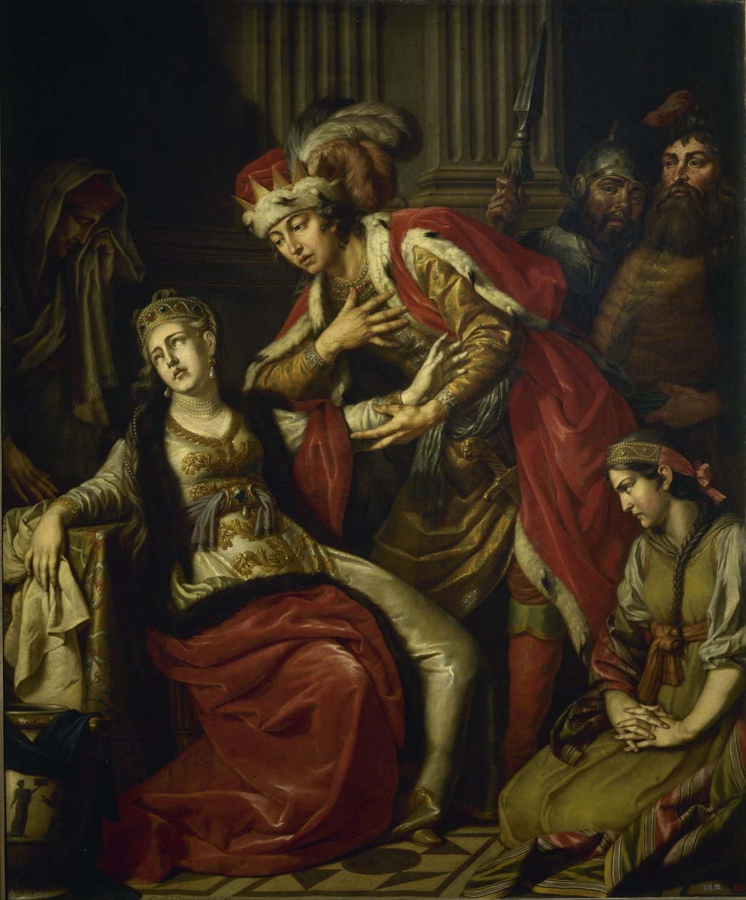 Vladimir y Rogneda de Anton Pavlovich Losenko