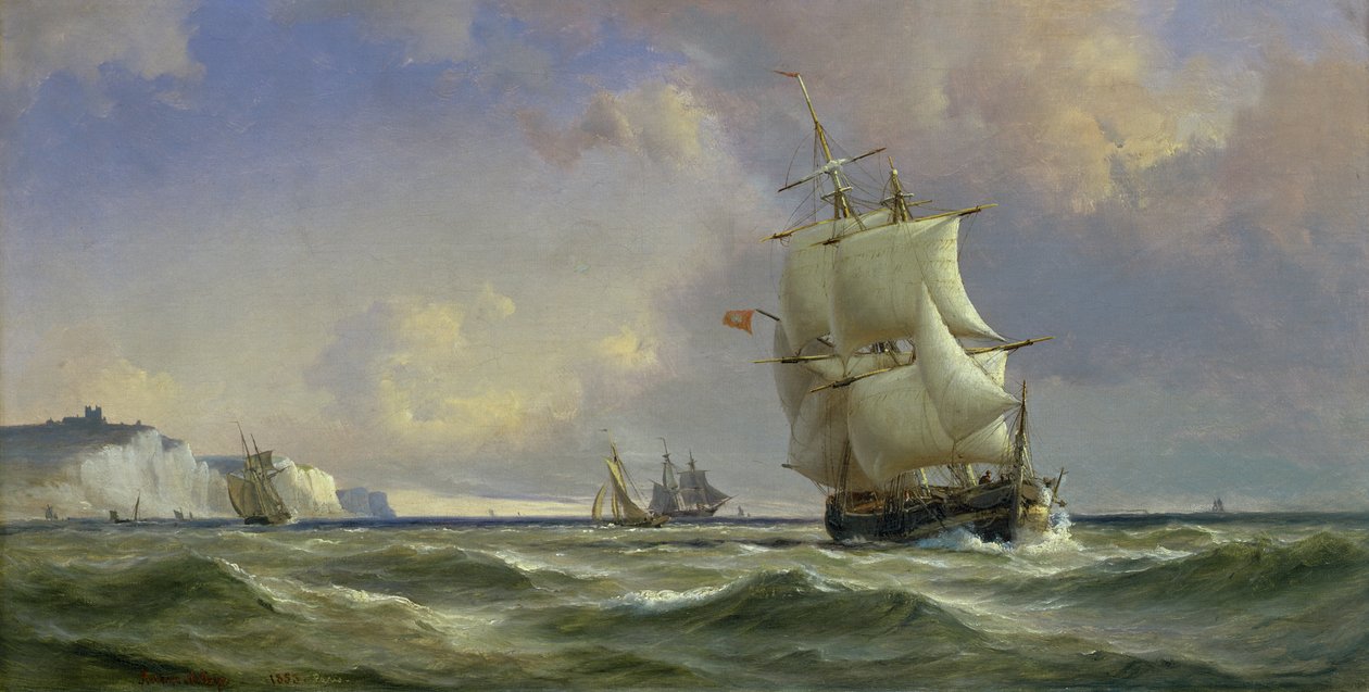 La tormenta que se avecina, 1853 | Anton Melbye